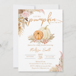 Convite Um Pouco De Abóbora Está A Caminho Do outono De Bo