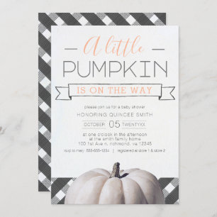 Convite Um Pouco De Abóbora Está No Caminho Da Xadrez De