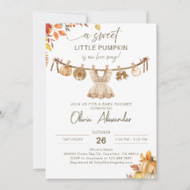 Convite Um Pouco De Abóbora No Caminho Dela.