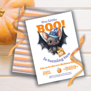 Convite Um pouco de Bat de Vampiro Bonito no Halloween