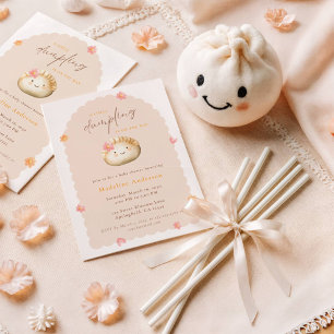 Convite Um pouco de bobagem no caminho do Chá da menina bo