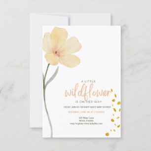 Convite Um pouco de flor silvestre está a caminho