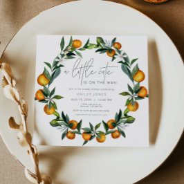 Convite Um Pouco De Fruta De Laranja De Citrus