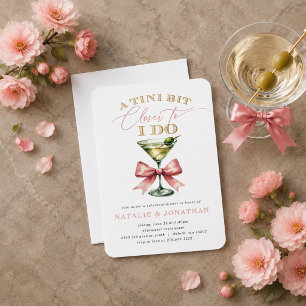Convite Um Pouco Mais Perto Jantar de Ensaios do Martini