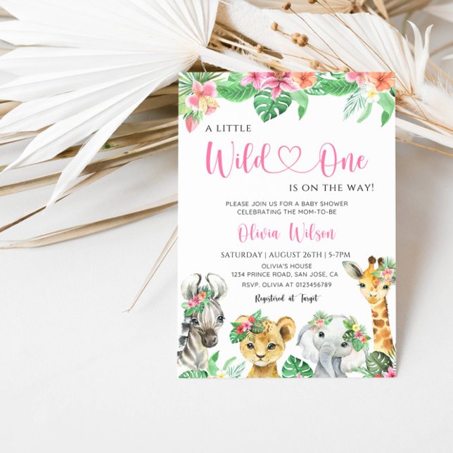 Convite Um Pouco Selvagem Está A Caminho - Safari Selvagem (Criador carregado)