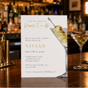 Convite Um Pouquinho Mais Perto-Chá de Noiva da Martini