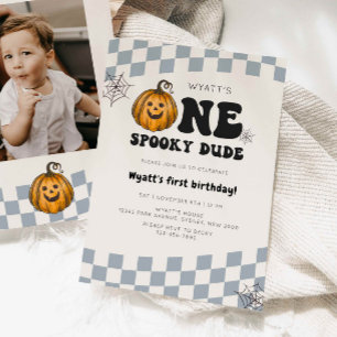 Convite Um primeiro aniversario de Mel Doido Pumpkin Hallo