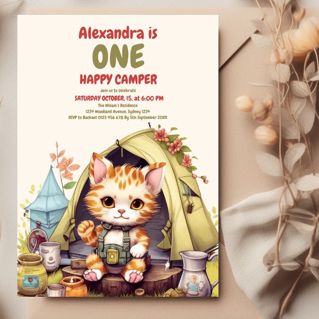 Convite Um primeiro aniversario Feliz (Criador carregado)