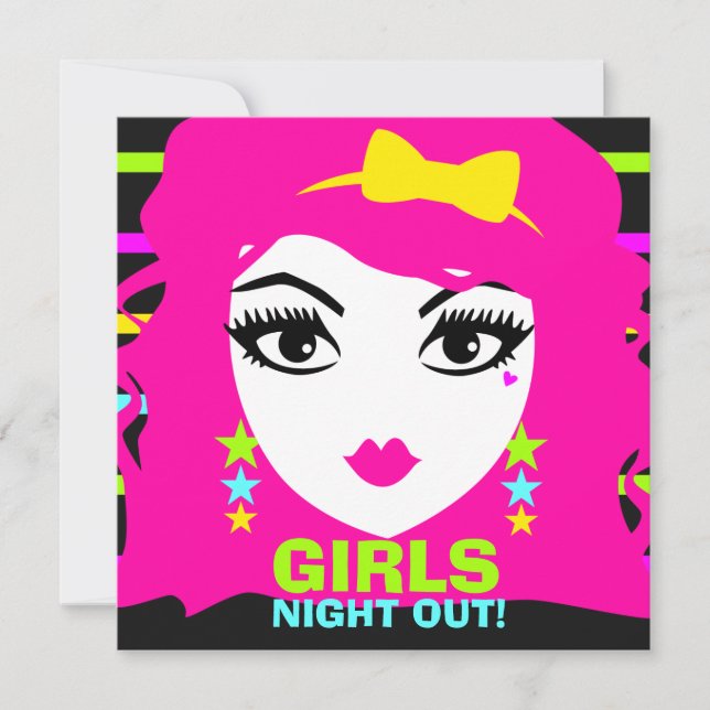 Convite Um punk de néon de 311 doces convida (Frente)