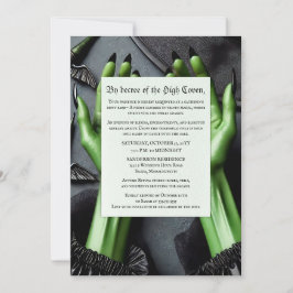 Convite Um resumo do Festa de Halloween das Bruxas das Som