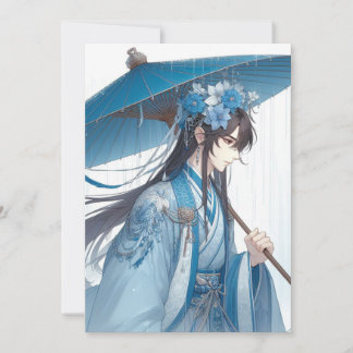 Convite Um Senhor Chinês Adorável (Estilo de Manga Orienta