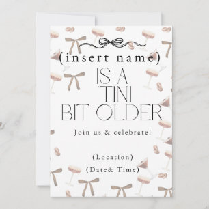 Convite Um Tini Bit Antigo