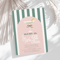 Um Tini Bit Antigo Retro Rosa Rosa Martini Anivers