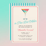 Convite Um Tini Bit Antigo Tema Martini aniversário de 30<br><div class="desc">Jogando uma suja 30 30 Martini Que Parecia Festa de aniversário? Esta diversão Um Convite de aniversário Tini Bit Antigo apresenta uma ilustração retrô de um martini e uma paleta de cores ousadas. Este é um modelo de convite totalmente personalizável.</div>