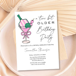 Convite Um Tini Bit Mais Antigo Pickleball Parede