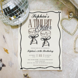 Convite Um Tini Bit Older Espresso Martini Quirky Birthday