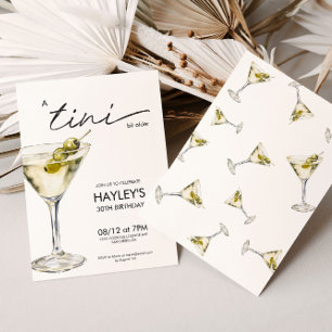 Convite Um Tini Bit Velho Dirty Martini Aniversário