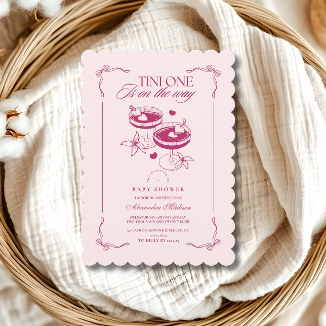 Convite Um Tini Está A Caminho Do Chá de fraldas (Criador carregado)