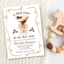 Um Tini Um Chuveiro de Bebê Espresso Martini