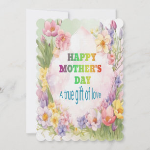 Convite Um verdadeiro presente de amor