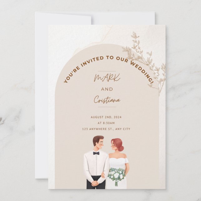 Convite Uma Celebração do Amor (Frente)