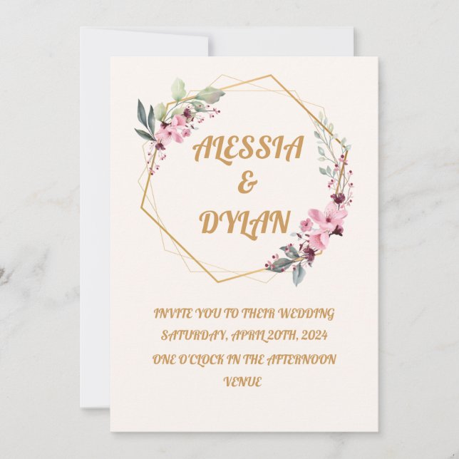 Convite Uma Celebração do Amor (Frente)