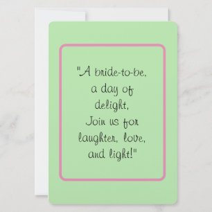 Convite Uma Celebração Floral para a Noiva!