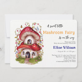 Convite Uma doce fada do banheiro está a caminho