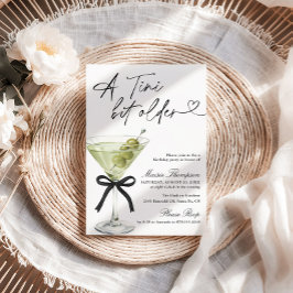 Convite Uma Festa de Aniversário com Martini de Azeitona U
