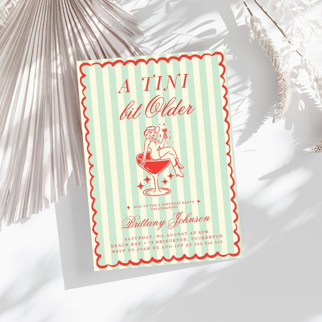 Convite Uma Festa de aniversário Ocidental Tini Bit Antiga (Criador carregado)