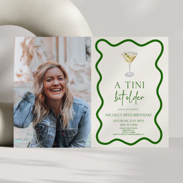 Convite Uma Festa de aniversário Tini Bit Antigo Dirty Mar (Criador carregado)