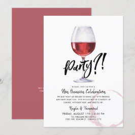 Convite Uma Festa Só para Festejar? | Tema de Copo de Vinh