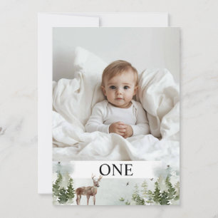Convite Uma Foto   Meu primeiro ano   Personalizado