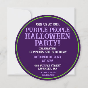 Convite Uma Grande Festa Purple do Olho