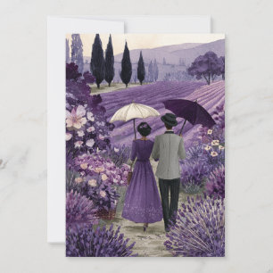 Convite Uma Lavanda De Amor Calm Romance