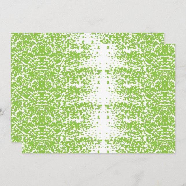 Convite Uma mulher vestindo um suéter de cinza e os óculos (Frente/Verso)