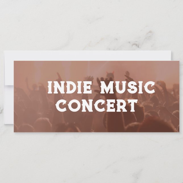 Convite Uma noite musical inesquecível  (Verso)