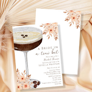 Convite Uma Noiva em um Chá de Panela Martini Tini Bit Bri