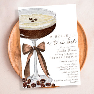 Convite Uma Noiva em um Chá de Panela Martini Tini Bit Bri