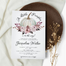 Uma Pequena Abóbora Outono Elegante Flores Roxas