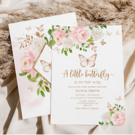 Convite Uma pequena borboleta está a caminho do ouro