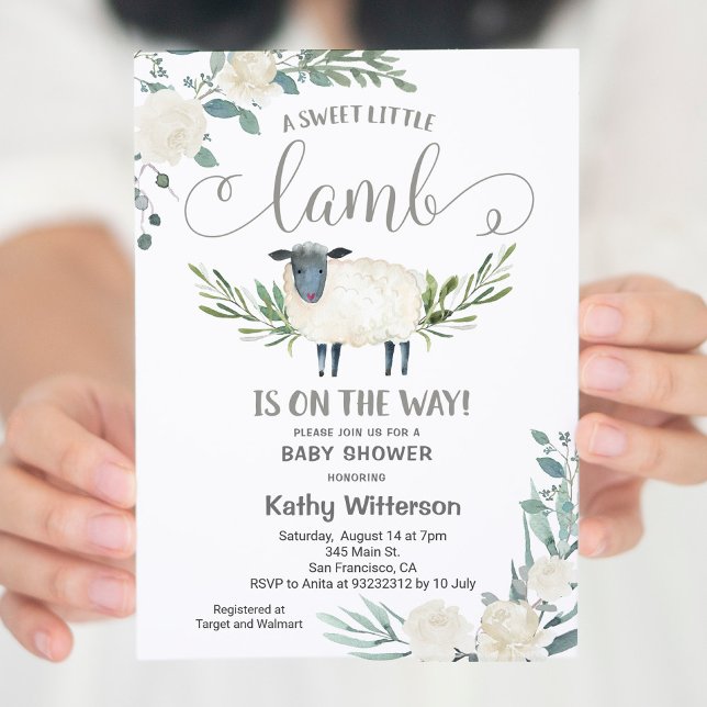 Convite Uma pequena corneta doce está a caminho do Chá de  (Criador carregado)