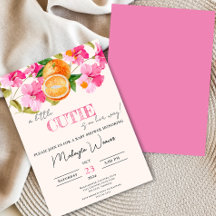 Uma Pequena Cutie está no caminho do Chá de fralda