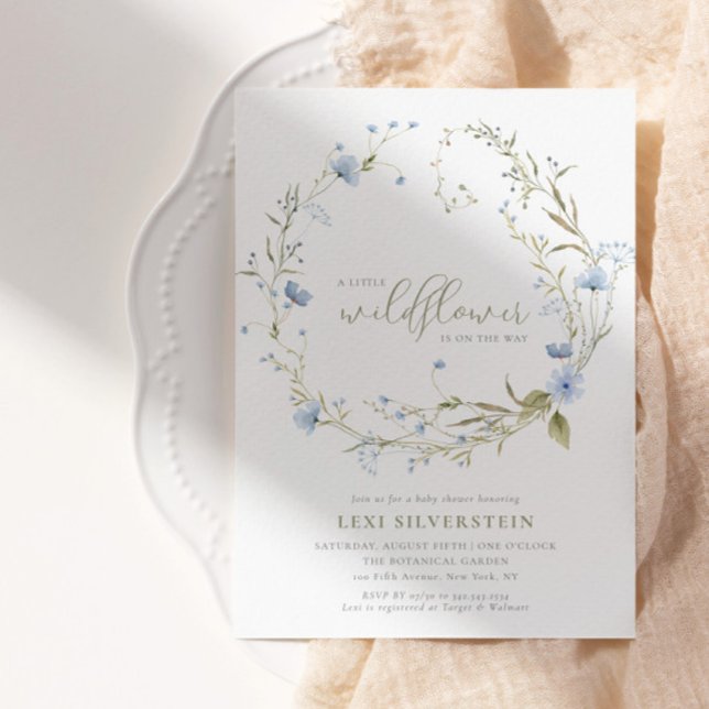 Convite Uma Pequena Garota Verde-Flor (Criador carregado)