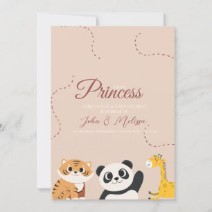 Convite Uma pequena princesa está chegando