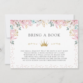 Convite Uma pequena princesa traga um livro