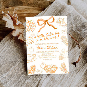 Convite Uma Pequena Torta Cutie está no Caminho do Chá de 