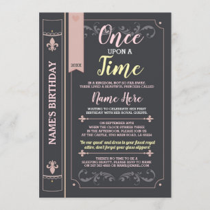 Convite Uma Vez Em Uma História Do Tempo O Livro De Anive