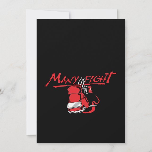 Convite Uma Vida Muitas Lutas (Frente)