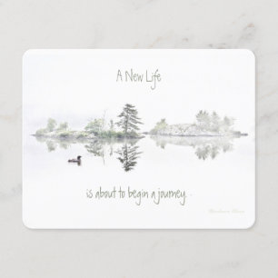 Convite Uma vida nova: Uma viagem está a ponto de começa